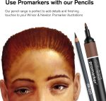 Winsor & Newton Studio Collection Artist Pencils, Color Pencils, Set of 12 - Image 9